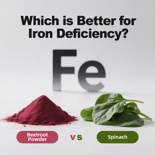 Beetroot Powder vs. Spinach: Which is Better for Iron Deficiency?