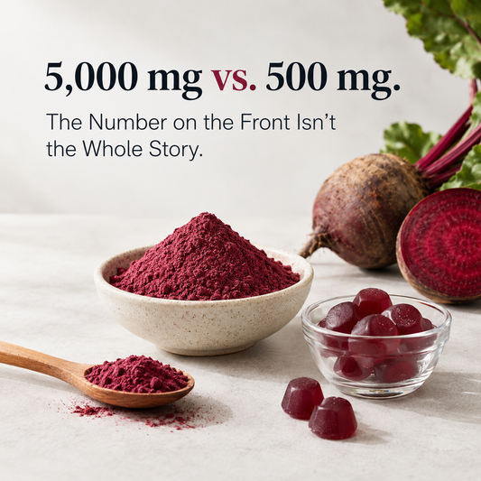 Beetroot Powder vs. Gummies: What Are You Actually Getting?
