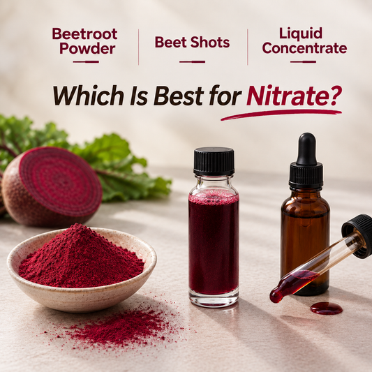 Beetroot Powder, Beet Shots or Liquid Concentrate: Which Is Best for Nitrate?