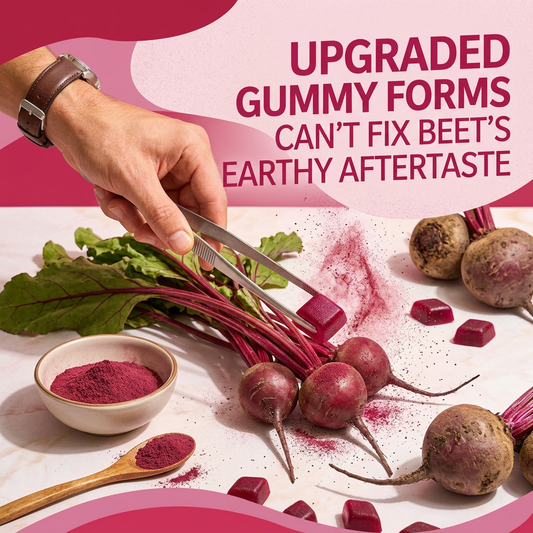 Upgraded Gummy Forms Can’t Fix Beet’s Earthy Aftertaste