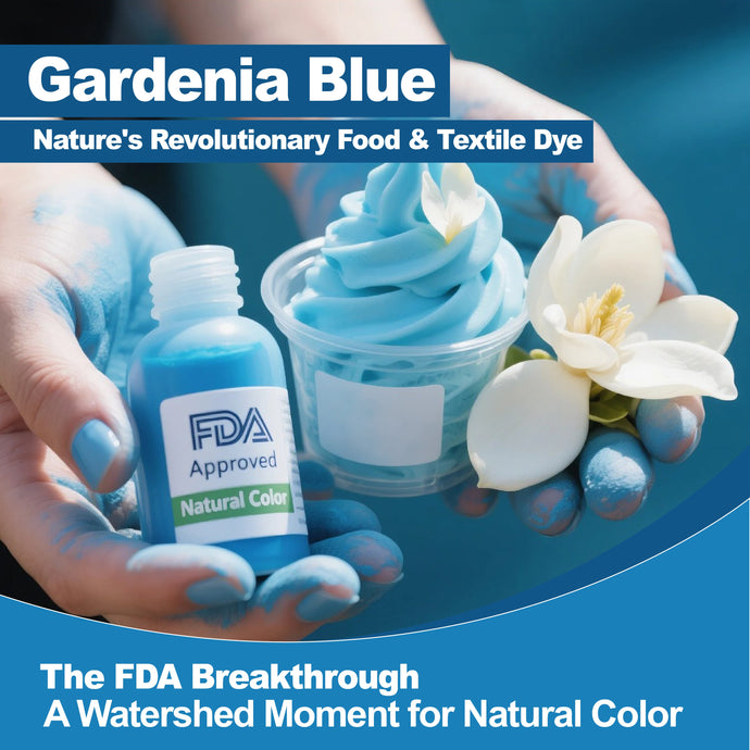Gardenia Blue: Nature's Revolutionary Food & Textile Dye (FDA-Approved & Eco-Conscious)