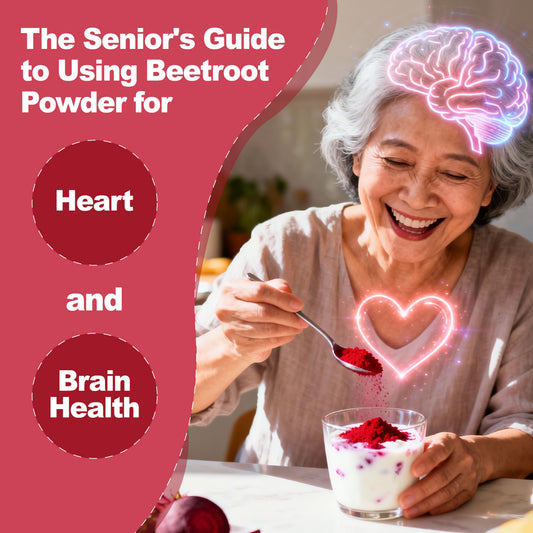 The Senior's Guide to Using Beetroot Powder for Heart and Brain Health