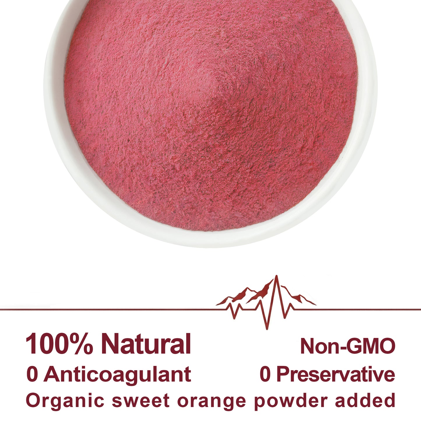 Organic Beetroot Powder | 2% Nitrate | Sweet Orange Flavor