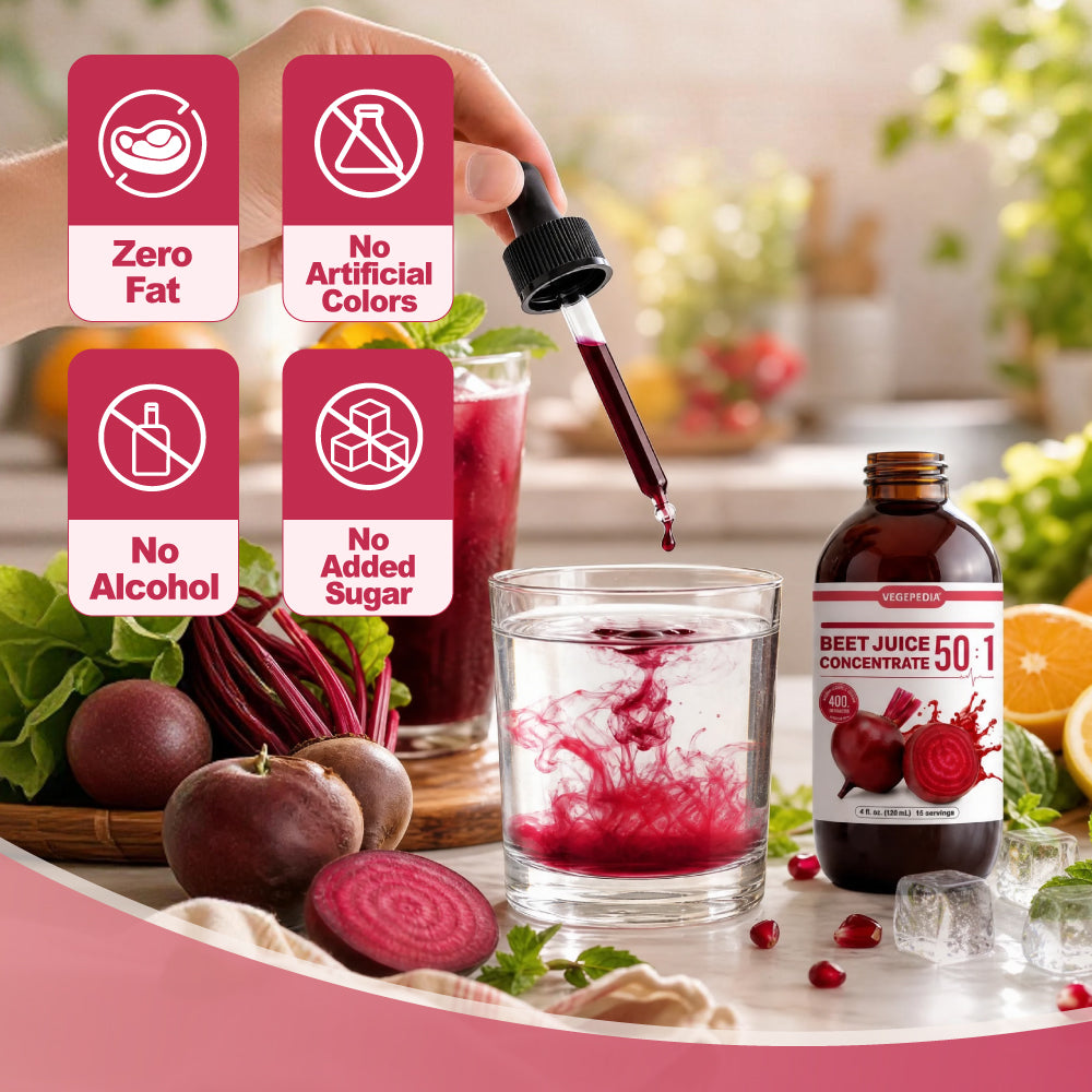 Beet Juice Concentrate 50：1 - 400mg Nitrates Per Serving