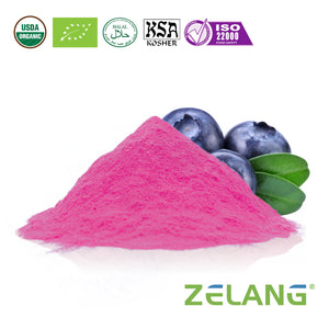 USDA Organic Blueberry Powder 10KG丨Factory direct 丨Stable quality丨KOSHER HALAL