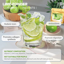 Load image into Gallery viewer, Organic Instant Lime Powder 6oz, Sugar Free Lime Flavoring Powder
