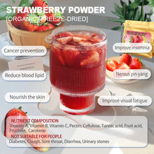 Load image into Gallery viewer, Organic Freeze-dried Strawberry Powder
