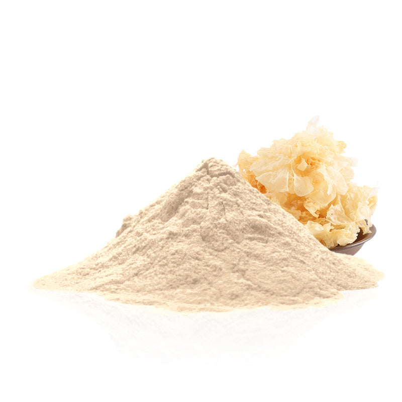 white jelly mushroom powder